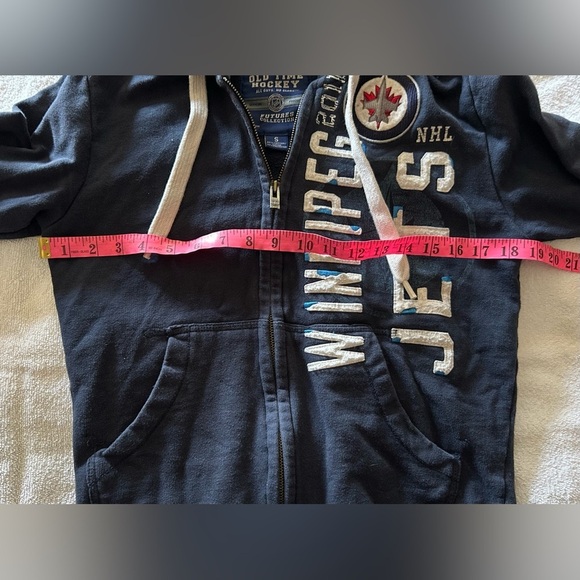 Kids Navy Blue Hoodie NHL Winnipeg Jets - Picture 4 of 4